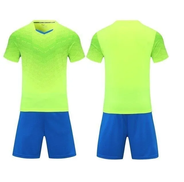 Uniforme de maillot de football vierge chemises d'équipe personnalisées avec short-nom et numéro de conception imprimés 1362578