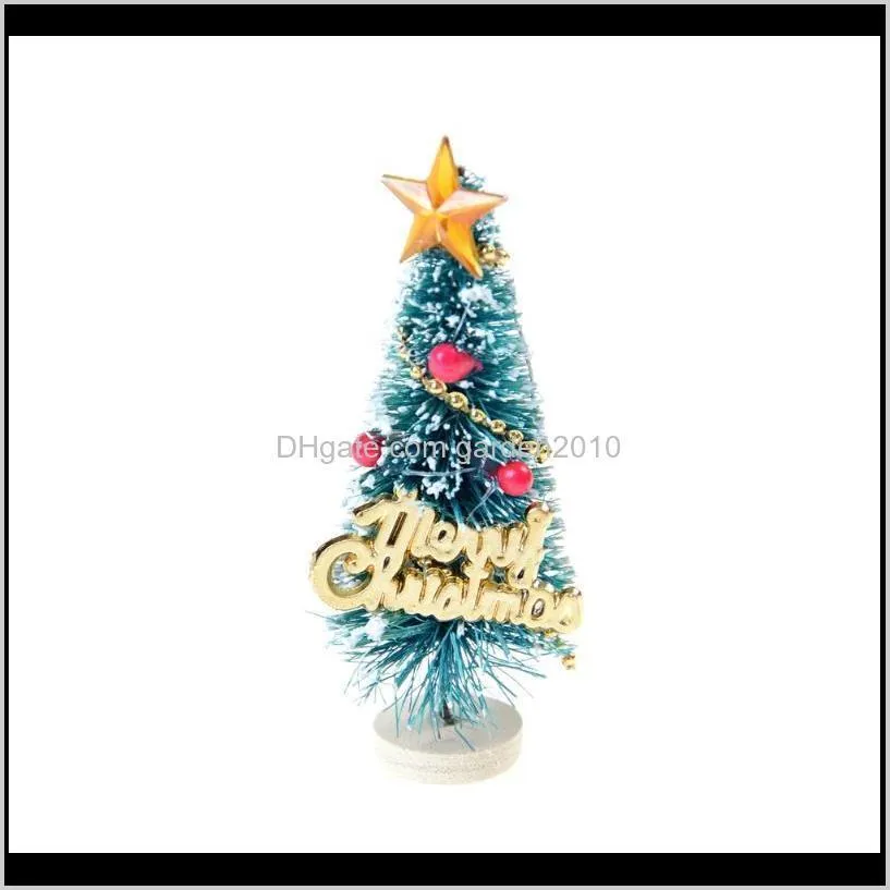 5pcs christmas accessories placed in the desktop tree luxury gift pendant decoration pine xmas festival new year home decor1