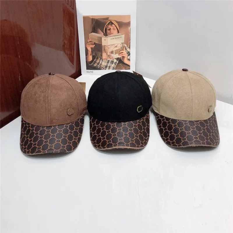 Berretti a sfera in pelle per il tempo libero Uomo Donna Berretto da baseball regolabile con snapback in metallo con lettera firmata Cappello da sole unisex