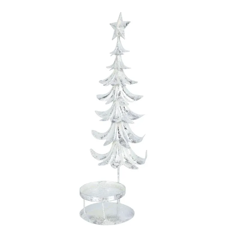 Candle Houders 1pc Kerst Creative Table-Top Tree CandleHolder Decor voor Party