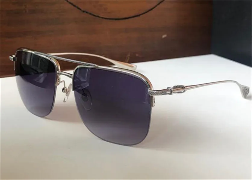 Vintage-Modedesign-Sonnenbrille IDEATIY II quadratischer Halbrahmen Retro beliebter und vielseitiger Stil UV400-Schutzbrille Top-Qualität