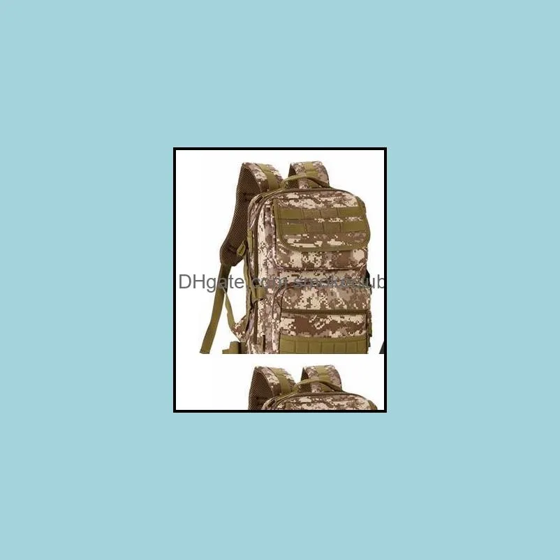 Outdoor Bags 2021 25L High-quality Nylon Waterproof Bag Men`s Backpack Sport Multi-function Camouflage Pack