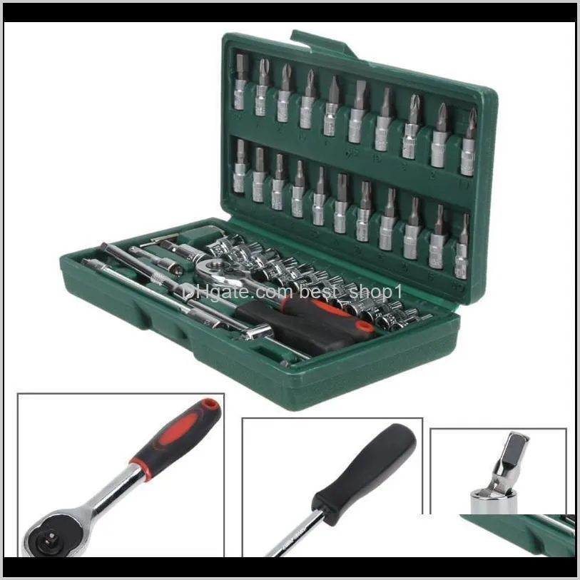 46pcs spanner socket set 1/4