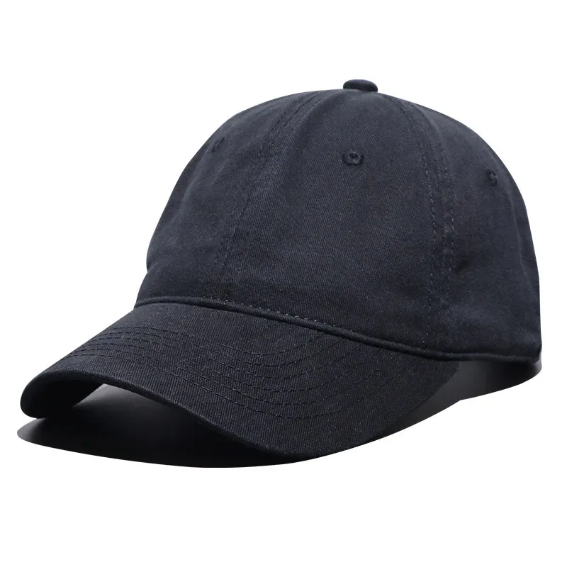 2021 남성 여름 캐주얼 패션 소프트 탑 야구 모자 씻어 간단한 모든 경기 여성의 작은 브림 모자 모자 여성 H-7105