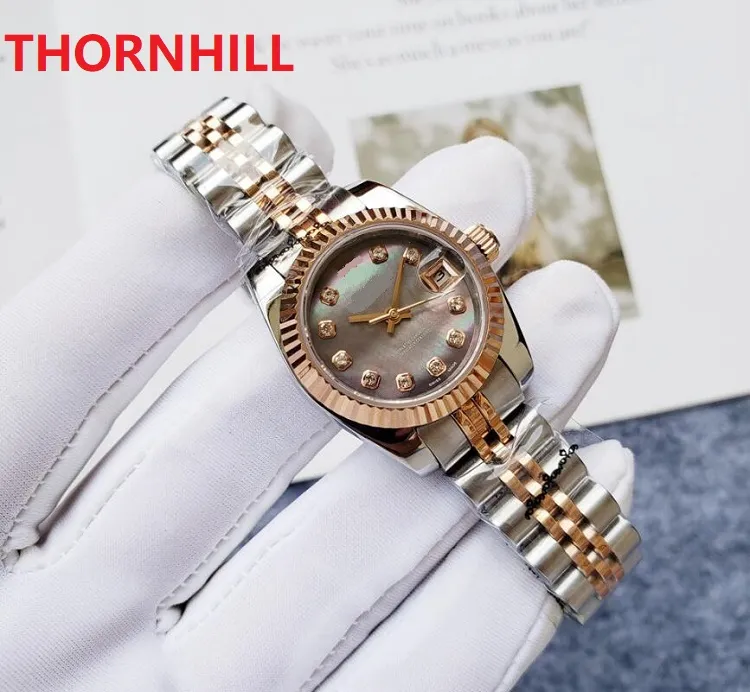 high quality 26mm womens watches mechanical automatic movement 316L stainless steel women watch waterproof Wristwatches Luminous montre de luxe gifts