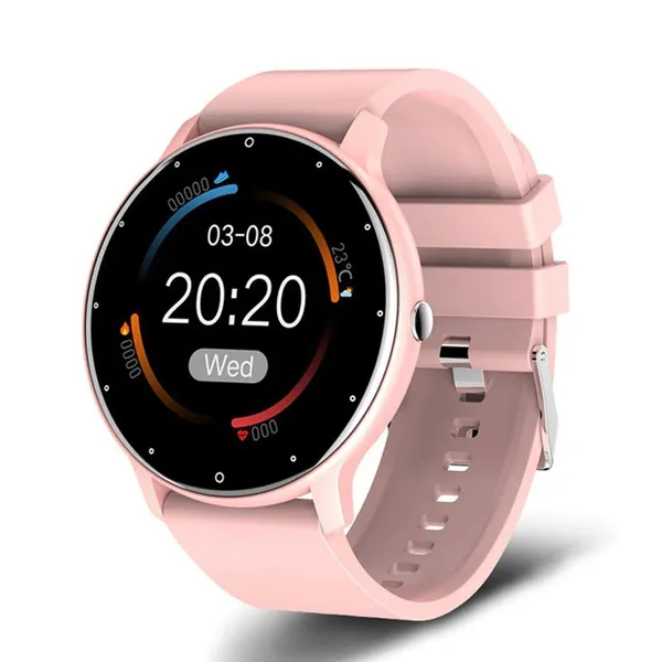 ZL02 SMART WACK Män i realtid Väderprognos Aktivitet Tracker Heart Rate Monitor Sports Ladies Smartwatch Women Android iOS