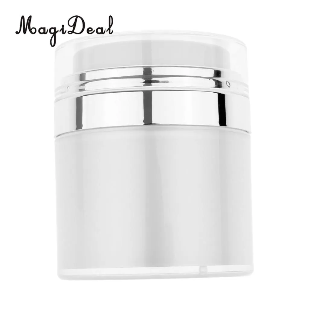 Empty Acrylic Face Cream Container Makeup Jars Cosmetic Pot Skin Care Pump Pressed Container for Travel