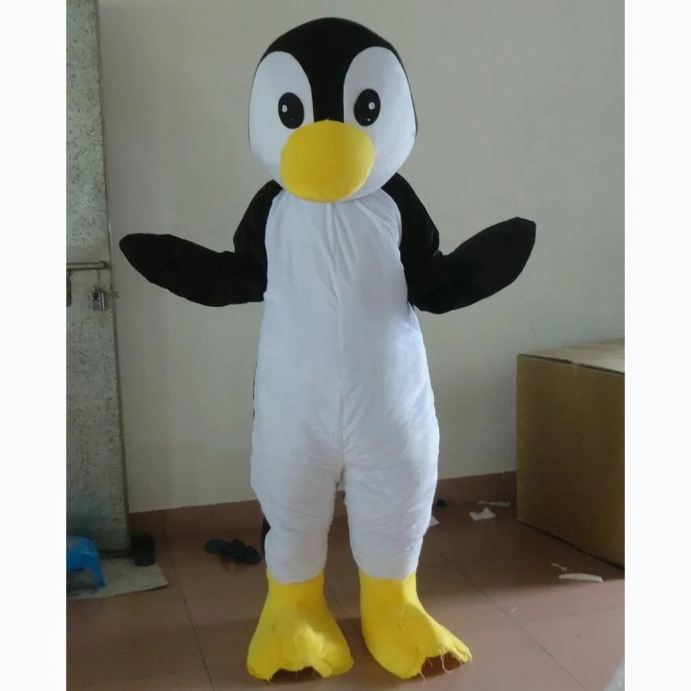 Costume de mascotte de pingouin de pôle de performance sur scène, tenues de personnage de dessin animé d'Halloween et de Noël, costume de dépliants publicitaires, vêtements de carnaval, tenue unisexe pour adultes