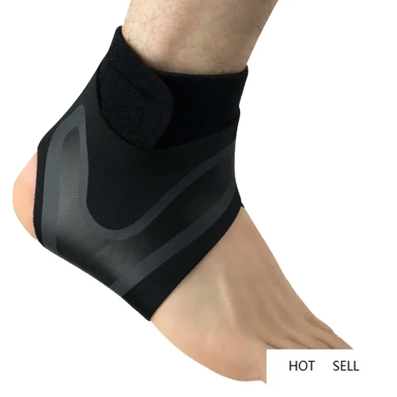 Sport enkelsteun Brace Elastische Hoge Protect Guard Band Veiligheid Running Basketball Fitness Foot Heel Wrap