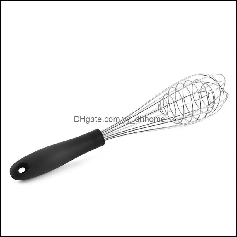 Balloon Egg Beater Manual Stainless Steel Wire Whisk Spring Coil Mixer Cooking Foamer Cook Blender Kitchen Tools JK1911