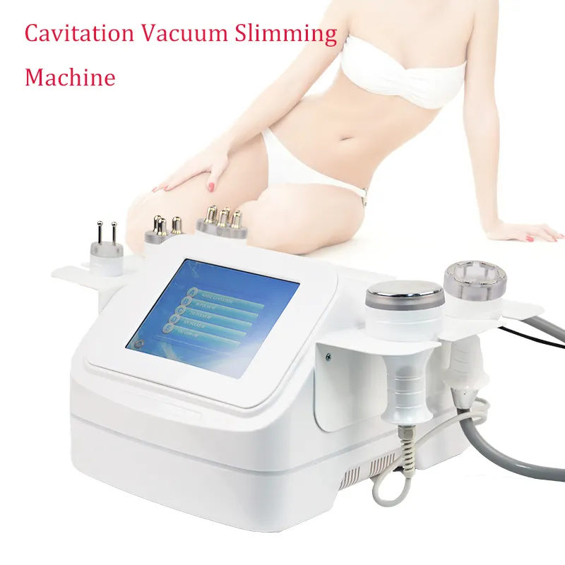 Máquina de beleza de emagrecimento 5 em 1 vácuo RF 40k moldando spa ultrassônico cavitação corpo inteiro massagem corpo a pele firmeza