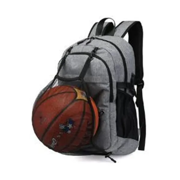 Backpack with ball net clearance