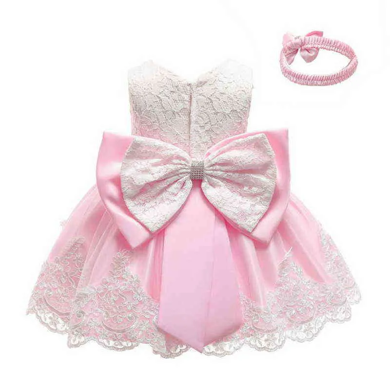 1-9-Baby Dress Lace Flower Christening Gown