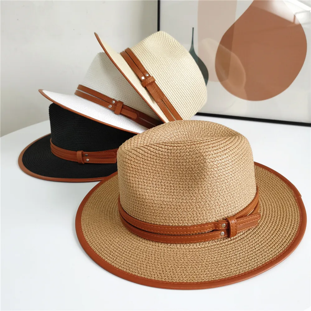 2021 Трава оплетка соломенная шляпа женское ведро кепки Женские роскоши дизайнеры шапки шляпы