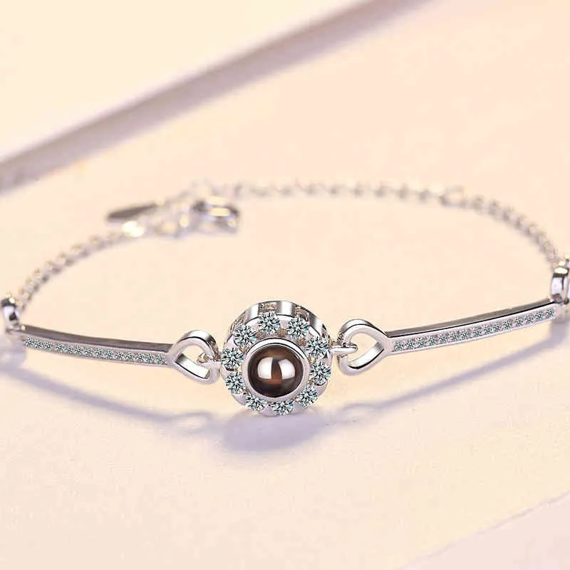 Customized Projection Bracelet Under 50 Rupees With Picture Inside Perfect Valentines Day Gift