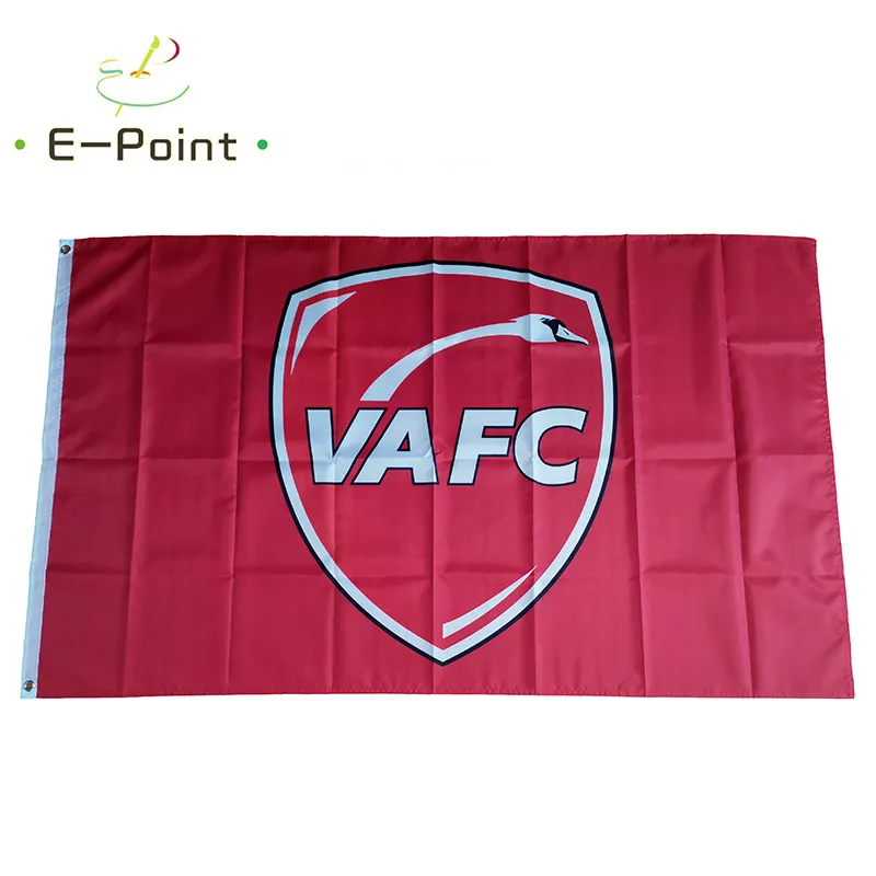 Drapeau de France Football Club Valenciennes FC 63 3 * 5ft (90cm * 150cm) Drapeaux en polyester Bannière décoration volant maison jardin Cadeaux de fête