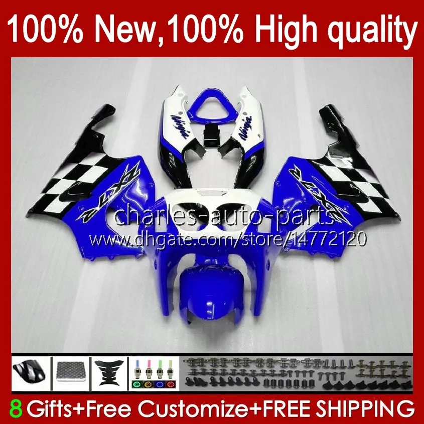 Bodywork Body for Kawasaki Blue White New Ninja ZX-750 ZX7R ZX750 ZX 7 R ZX 750 28HC.50 ZX 7R 1996 1997 1998 1999 2000 2001 2002 2002 ZX-7R 96 97 98 99 00 01 03 OEM FLATING