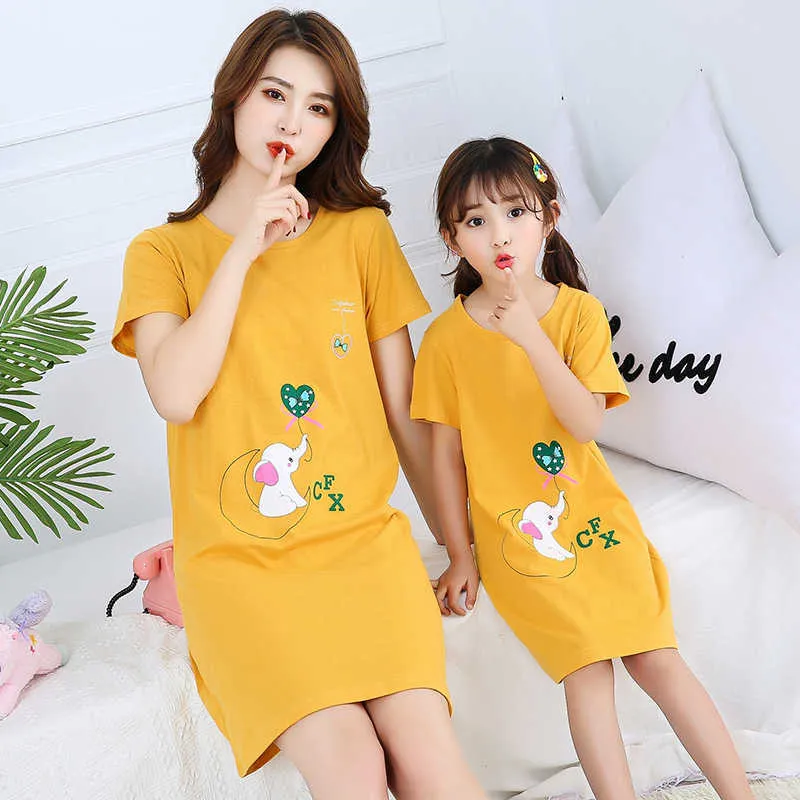 Summer Childrens Nightgown Baby Girls Clothes Cotton Kids Coolkeep