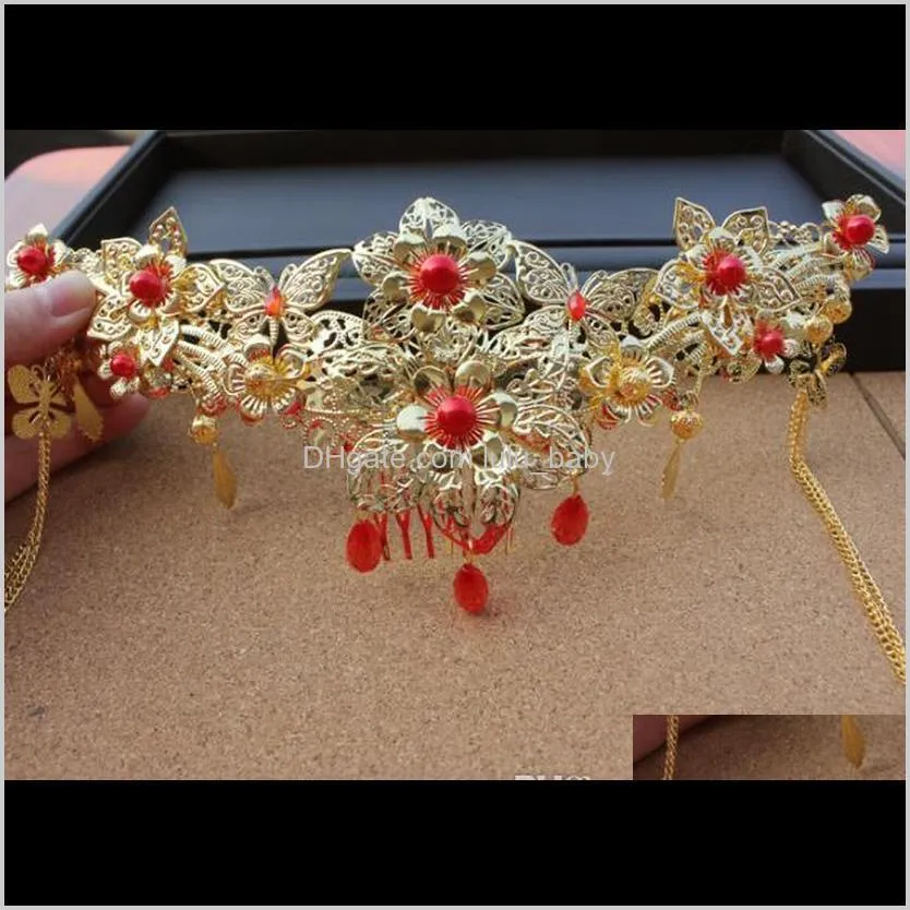 bridal styling accessories phoenix crown hair accessories bridal headdress a-118