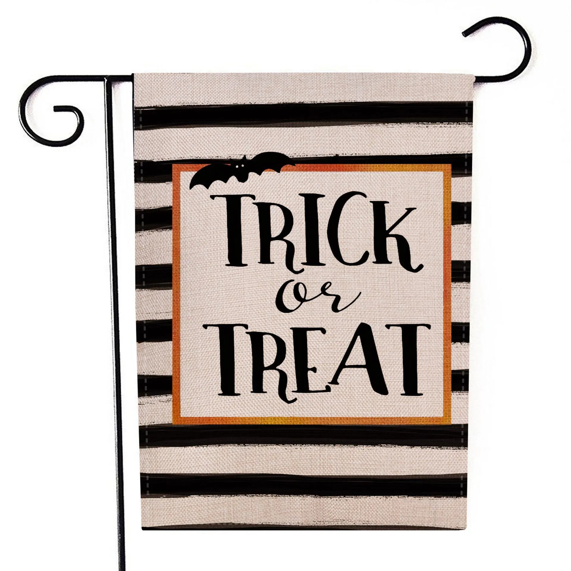 Halloween Linen Yard Garden Flag Trick Treat Ghost Happy Garden Decoration Flags For Outdoor Double-sided Decorative Yards 9 Style Free DHL HH9-3279