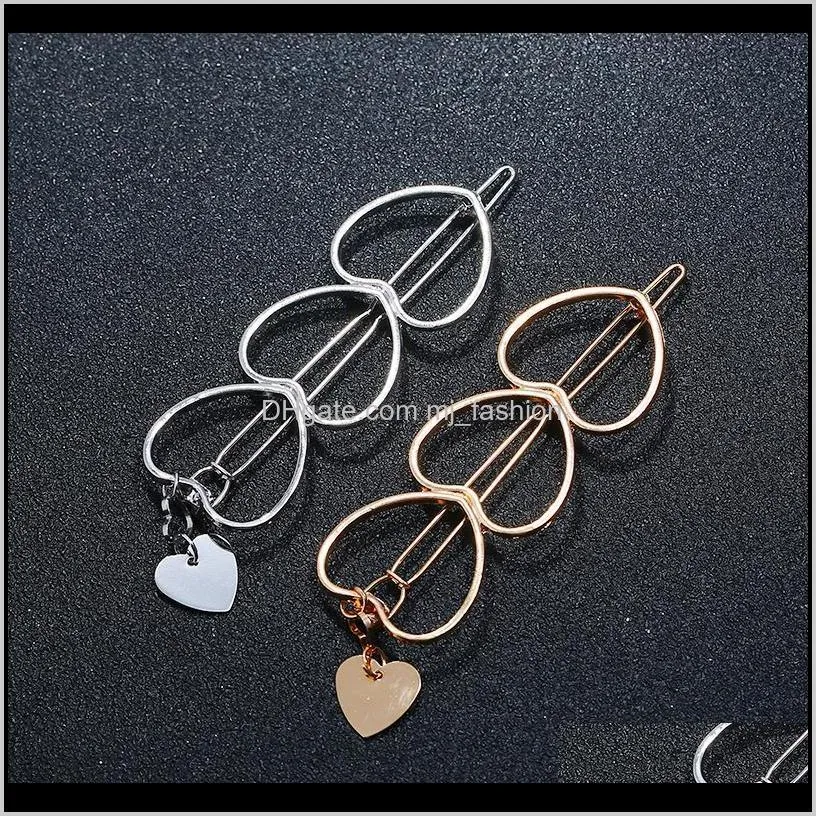 fashion women girls hairpins girls hollow star heart hair clip delicate hair pin hair decorations jewelry accessories ps1911