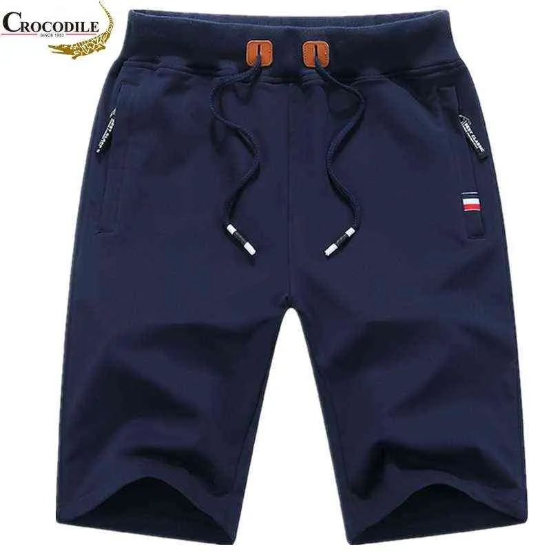 Crocodile marque coton hommes shorts plus récent été Shorts décontracté és hommes coton mode xS-5xl joggers mâle court Bermuda plage H1206