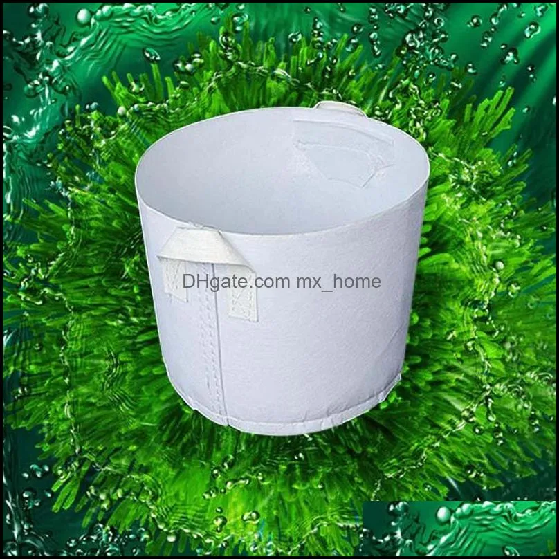 Reusable Round Non-woven Fabric Pots Plant Pouch Root Container Grow Bag Aeration Container Garden Supplies pot