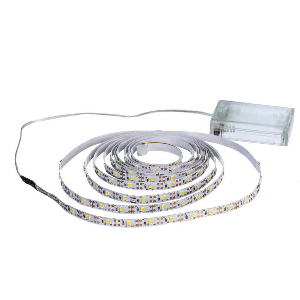 2021 5M 12V LED Flexibele strip Lichte tape 3528 2835 3014 5050 5054 5730 5630 7020 SMD IP20 Non Water Duidelijke binnenkant met dubbele rij achtergrondverlichting