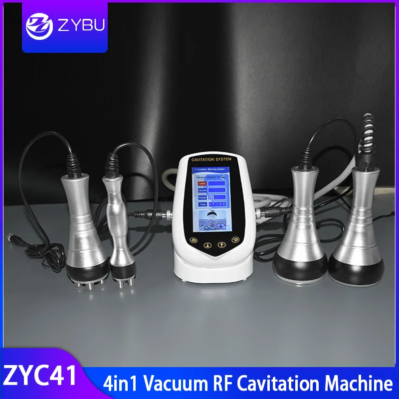 4in1 ultrasound 40K cavitation slimming machine lipo vacuum suction rf body sculpture face lifting ultrasonic weight reduce cellulite removal