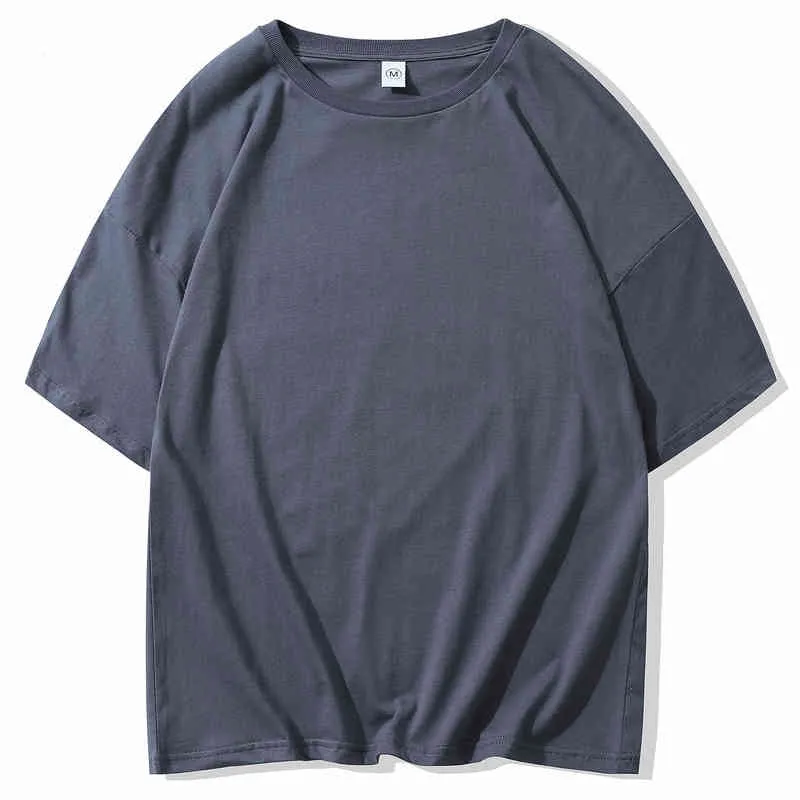 MRMT 2022 Brand New T-shirt pour hommes à manches moyennes en vrac coton à cinq manches mode T-shirt blanc pour hommes col rond Tops Tshirt G220223