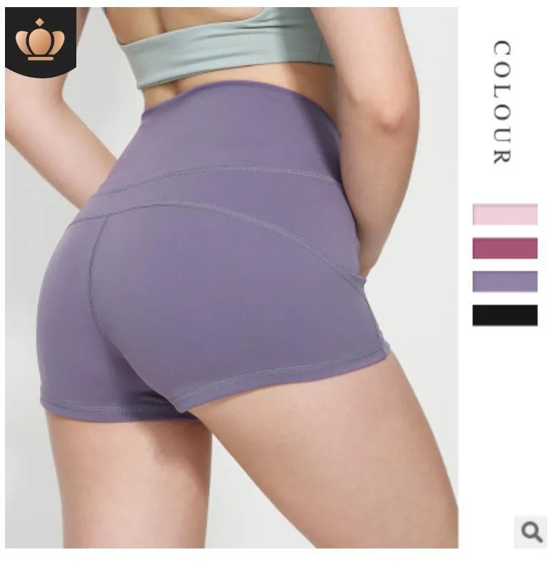 Adult High-waisted Shorts Super Quick Dry Running Women's Sports Anti-stripping Workout Shaper