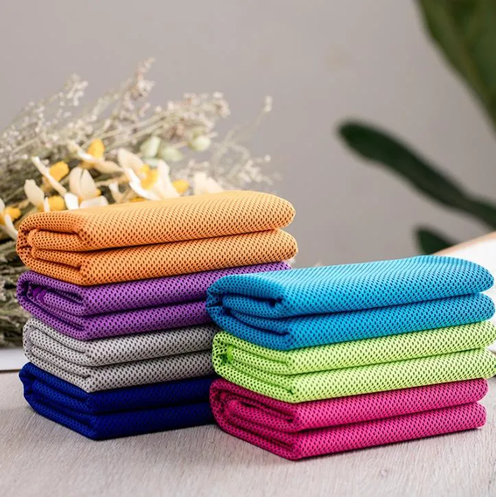Sports cold towel fast cooling fitness running sweat absorption cooling outdoor mountaineering movement wipe towels SN4856