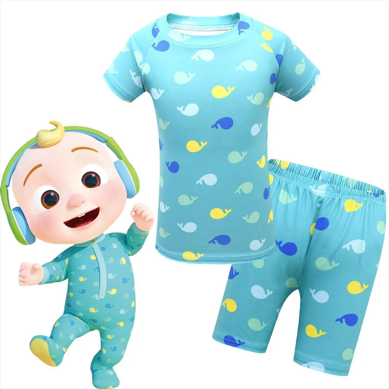 Cocomelon Boys Home Service Suit Underwear Cutecartoon Clothes Christmas  Pijamas Child Nightclothes Cotton Sleepwear From Victorys09, $40.64