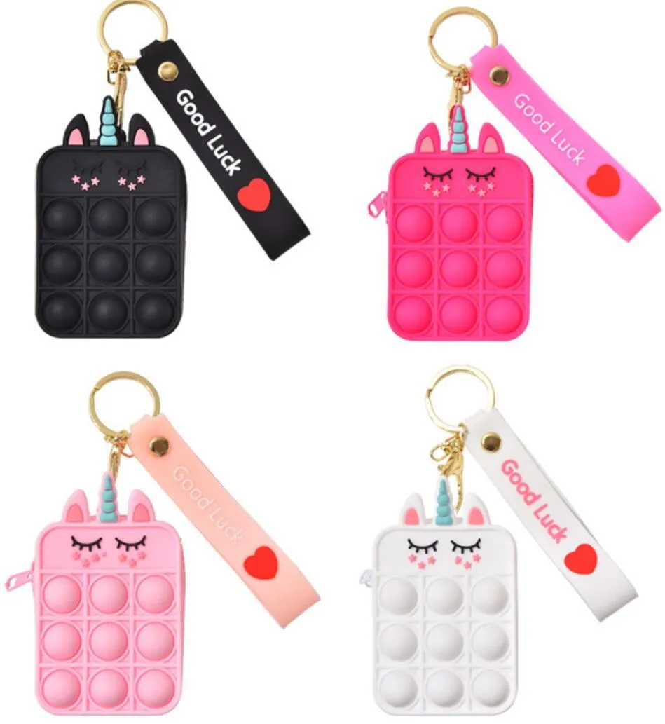 Set De 6 Juguetes Anti-estrés Pop Fidget Con Llavero – Juego De Burbujas Reutilizable Para Niños Y Adultos, Alivia La Ansiedad