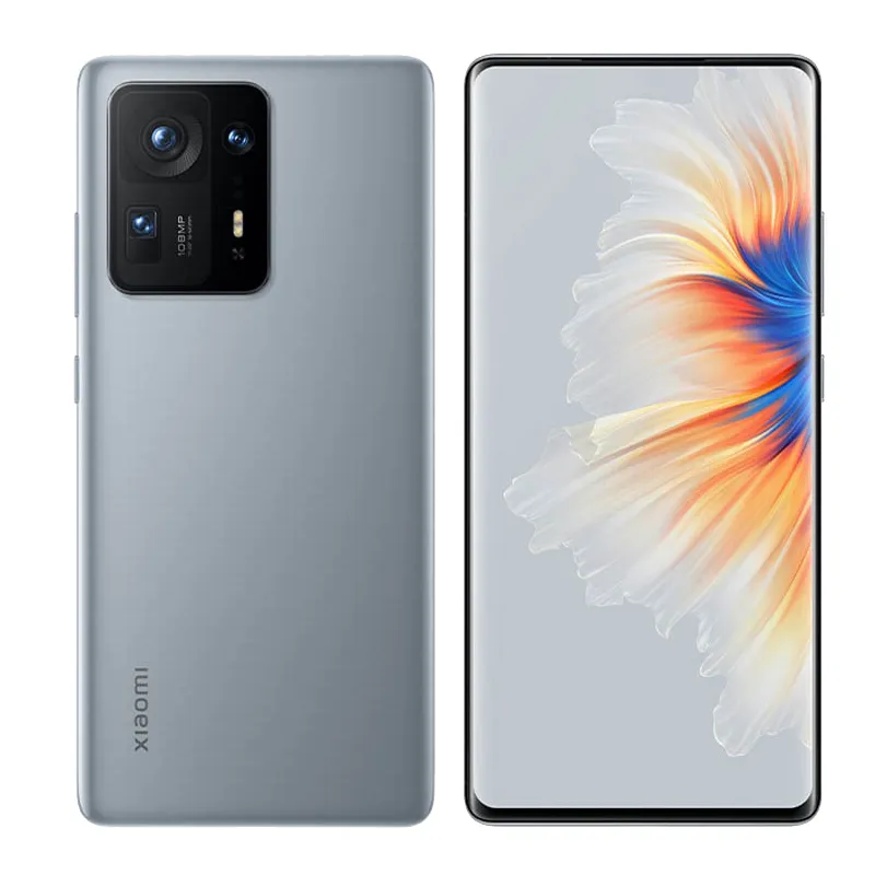 Origianl xiaomi mi mix 4 5G Telefon komórkowy 8 GB RAM 128GB 256GB ROM Snapdragon 888 Plus 108MP NFC 4500MAH Android 6.67 "AMOLED Full Screen PilentPrint ID Smart Cell Phone Phone