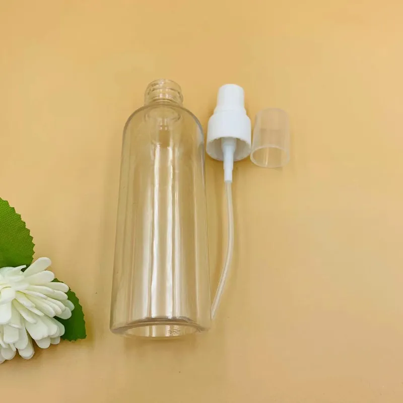 Spraying bottle small watering can and transparent PET fine mist cosmetics perfume toner 10/15/20/30/40/50/60/80/100ml