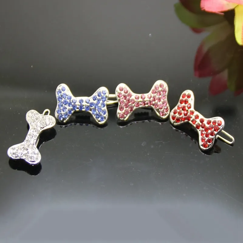 Mooie pins Bows Clips voor Puppy Dogs Cat Yorkie Teddy Grooming Pet haaraccessoires