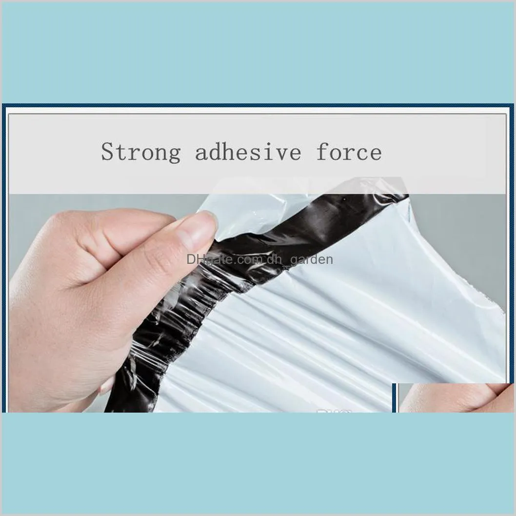 100Pcs/Lot White Self-seal Adhesive Courier bags