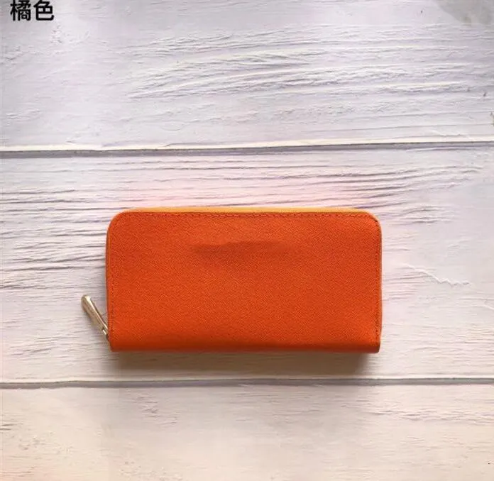 2022 brand designer women's wallets zipper clutch bag European and beautiful card position clutch large-capacity wallet Christmas gift