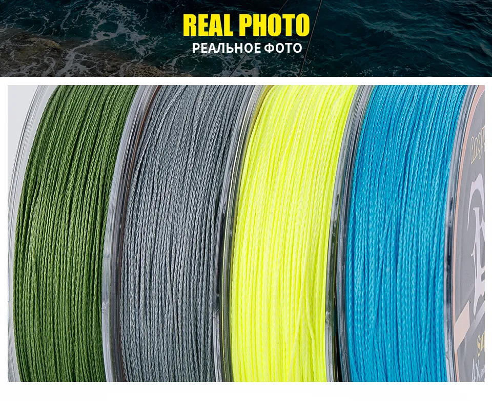Braided Fishing Line 4 Strands Stronger Multifilament PE Braid Wire For  Saltwater 16LB80LB 100M Super Strong Superline9307681 From 10,13 €
