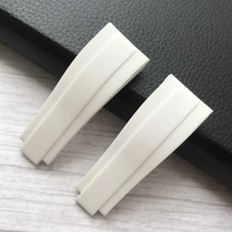 High Quality 20mm Nature Silicone Rubber Watchband For Role High Quality 20mm Nature Silicone Rubber Watchband For Role