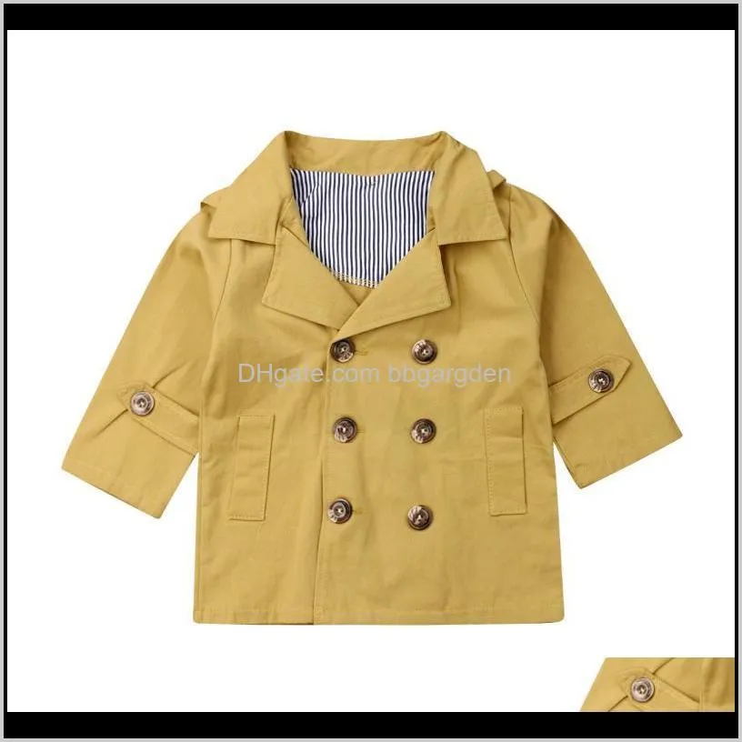 baby kids winter coat high quality fashion double breasted solid wool coat for kids wool trench children outerwear1