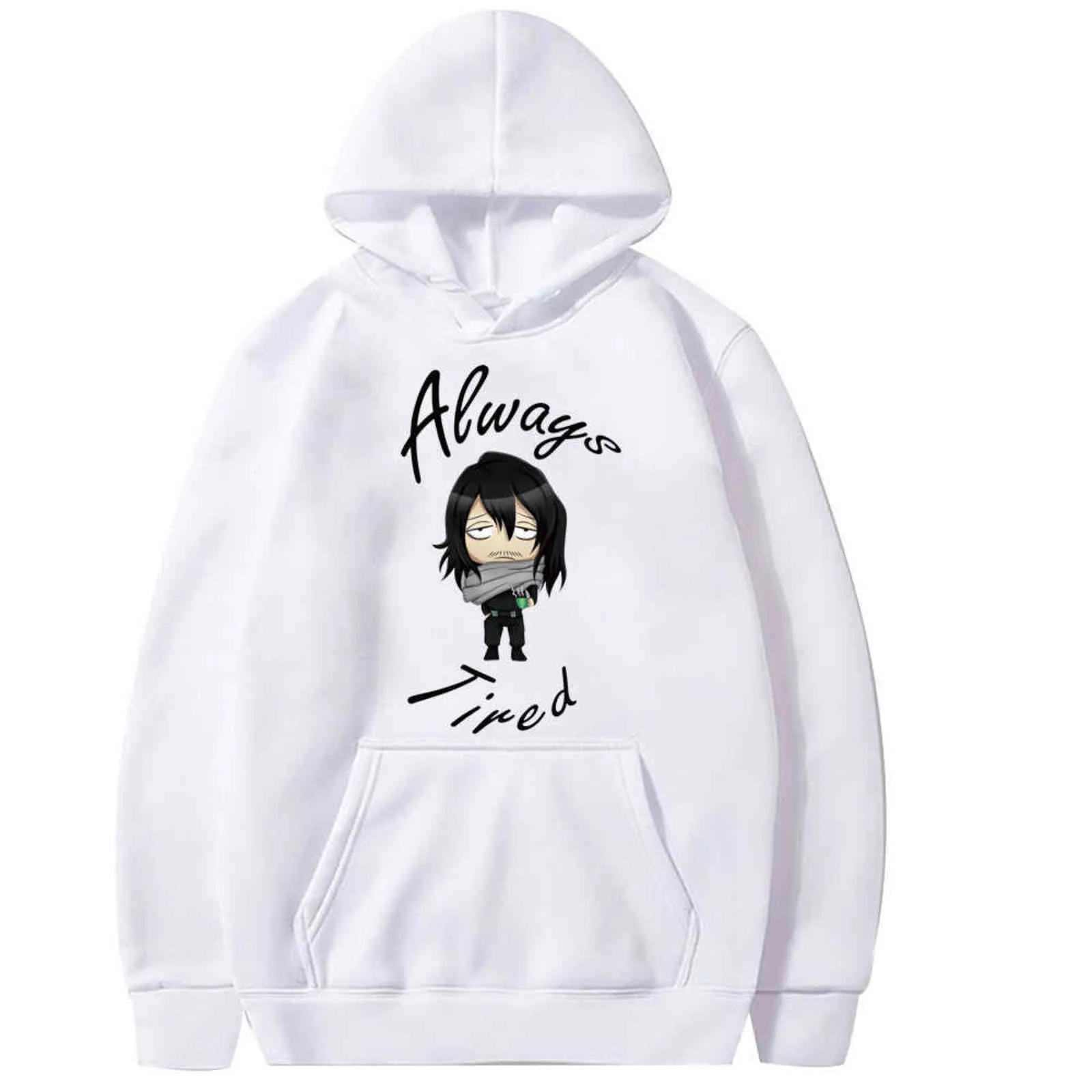Always Tired My Hero Academia Shoto Aizawa Men s Hoodies Men funny Sweatshirt Male Y211118