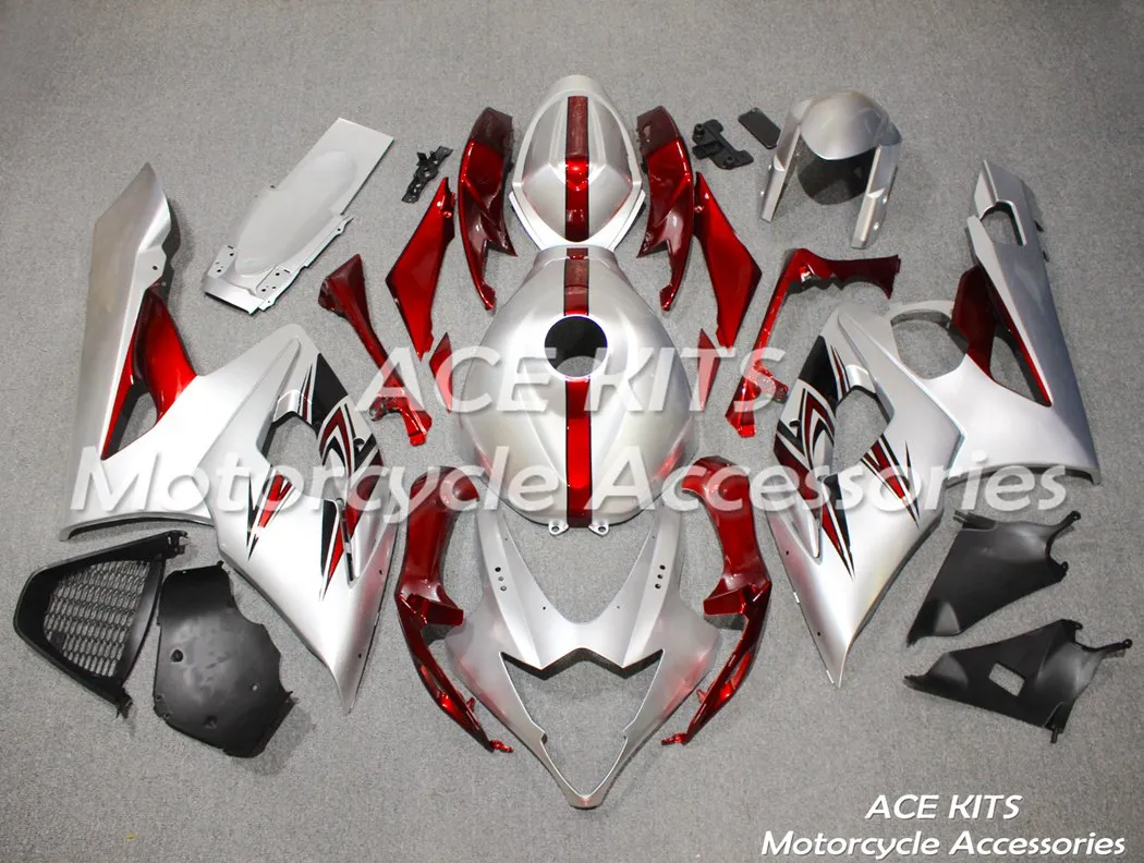 ACE KITS 100% ABS carénage carénages de moto pour SUZUKI GSX-R1000 K5 2005-2006 ans Une variété de couleurs NO.1549