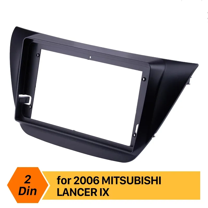 Autoradio 2 Din 9 pollici Fascia telaio Dash Mount Kit Trim Panelfor 2006 MITSUBISHI LANCER IX