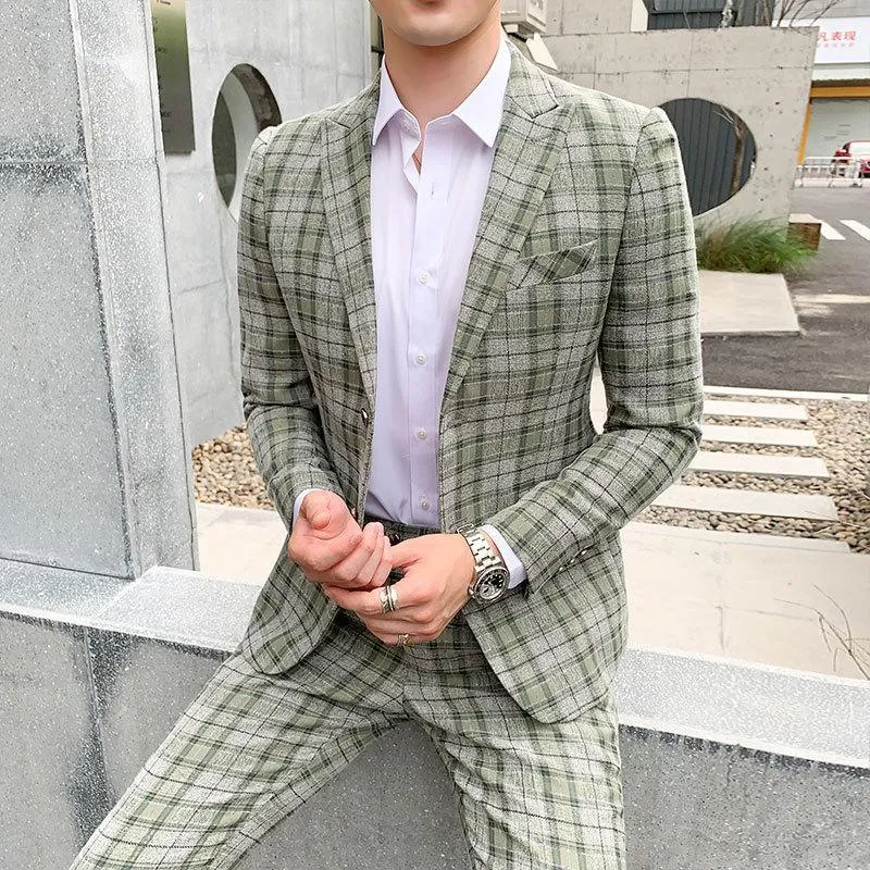 最新ショップニュース メンズスーツブレザーメンズチェック柄スーツセット夏のジャケット21韓国のファッション服パーティー作業トレンディハンサムなチェック男性 安い買取 価格 Littlebearcakery Com 最新ショップニュース メンズスーツブレザーメンズチェック柄スーツセット夏のジャケット21韓国のファッション服パーティー作業トレンディハンサムなチェック男性 安い買取 価格 Littlebearcakery Com