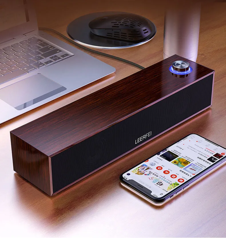 Bluetoothスピーカー PC サウンドバー 木製 マイク内蔵 ワイヤレス Amazon.co.jp: Bluetoothスピーカー PC サウンドバー 木製 マイク内蔵