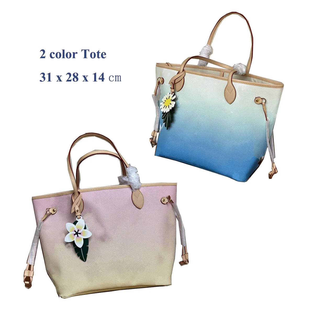 Mulheres Bolsa Totes Luxurys Designers Bolsas embreagem Saco Tote M45680 M45678 2021 Moda Estilo de Gradiente, Alta Qualidade e Grande Capacidade