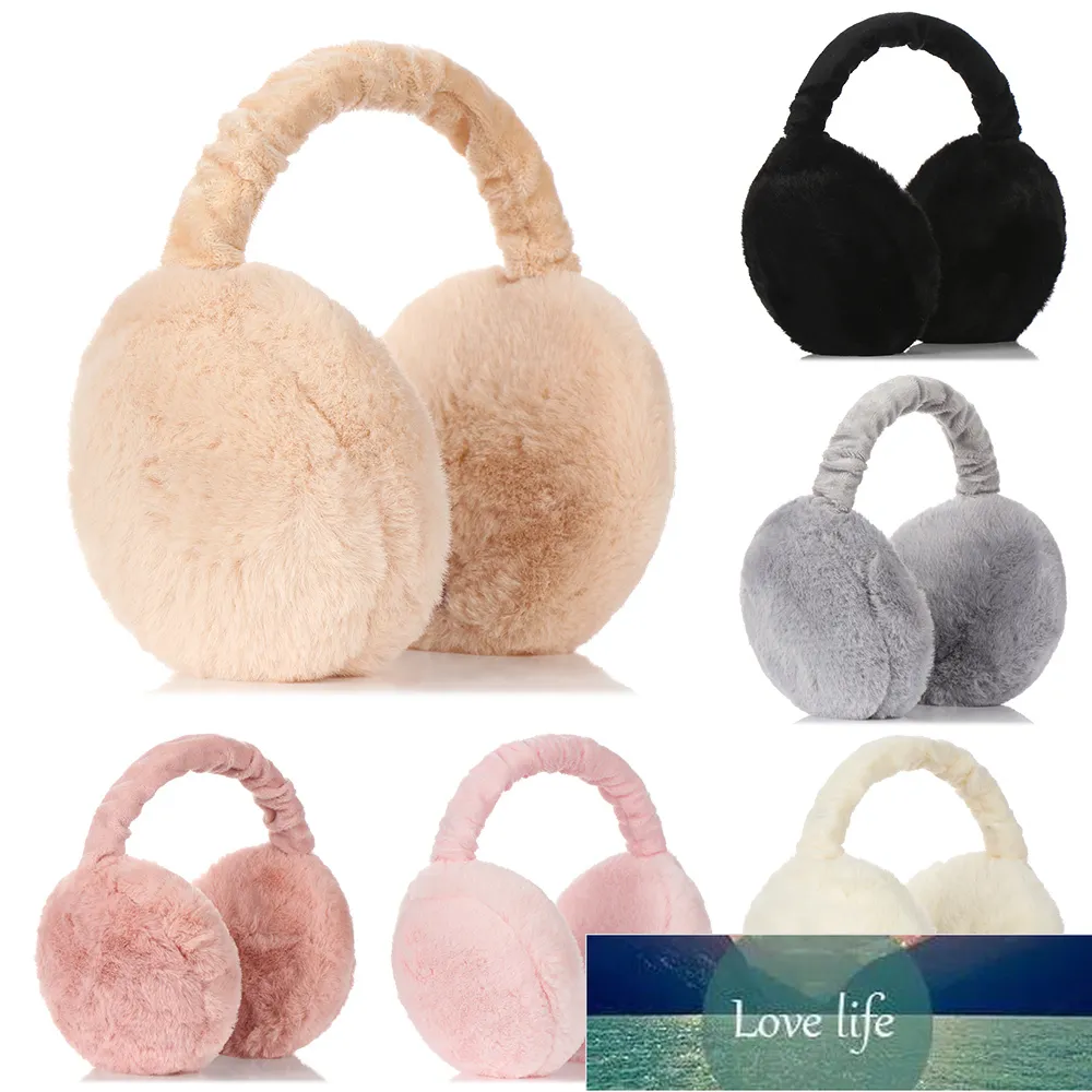 Unisex Soft Plush Auré Aquecedor Sólido Cor Dobrável Moda Forma Capa Earflaps Confortáveis ​​Mulheres Earmufas de Inverno Preço Ao Ar Livre Preço de Fábrica Especialista Qualidade Mais Recente