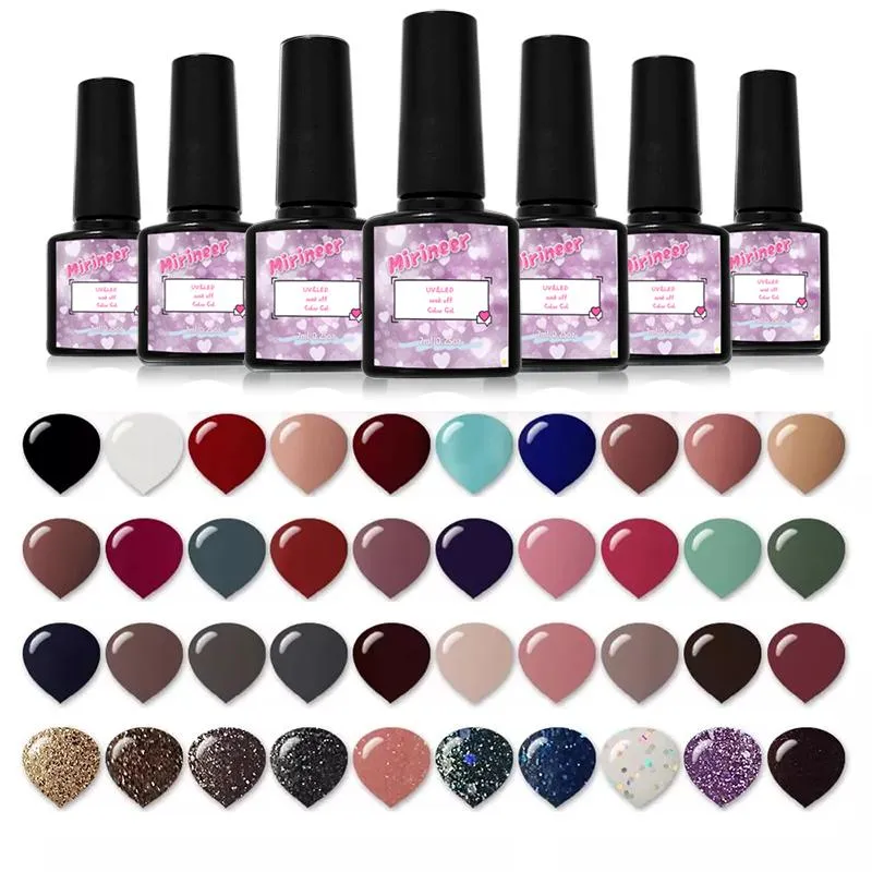 Nail Gel Polish All For Manicure Long Lasting Bright Color Er Price Mirineer UV LED Lacquer Soak Off Matte Top Coat